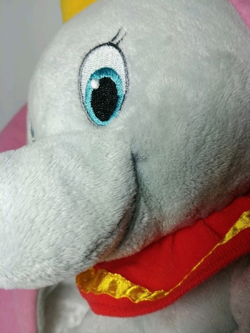 Disney Plush Dumbo the Flying Elephant Kohls Cares Stuffed Animal Toy 12" 2014 - Picture 7 of 10